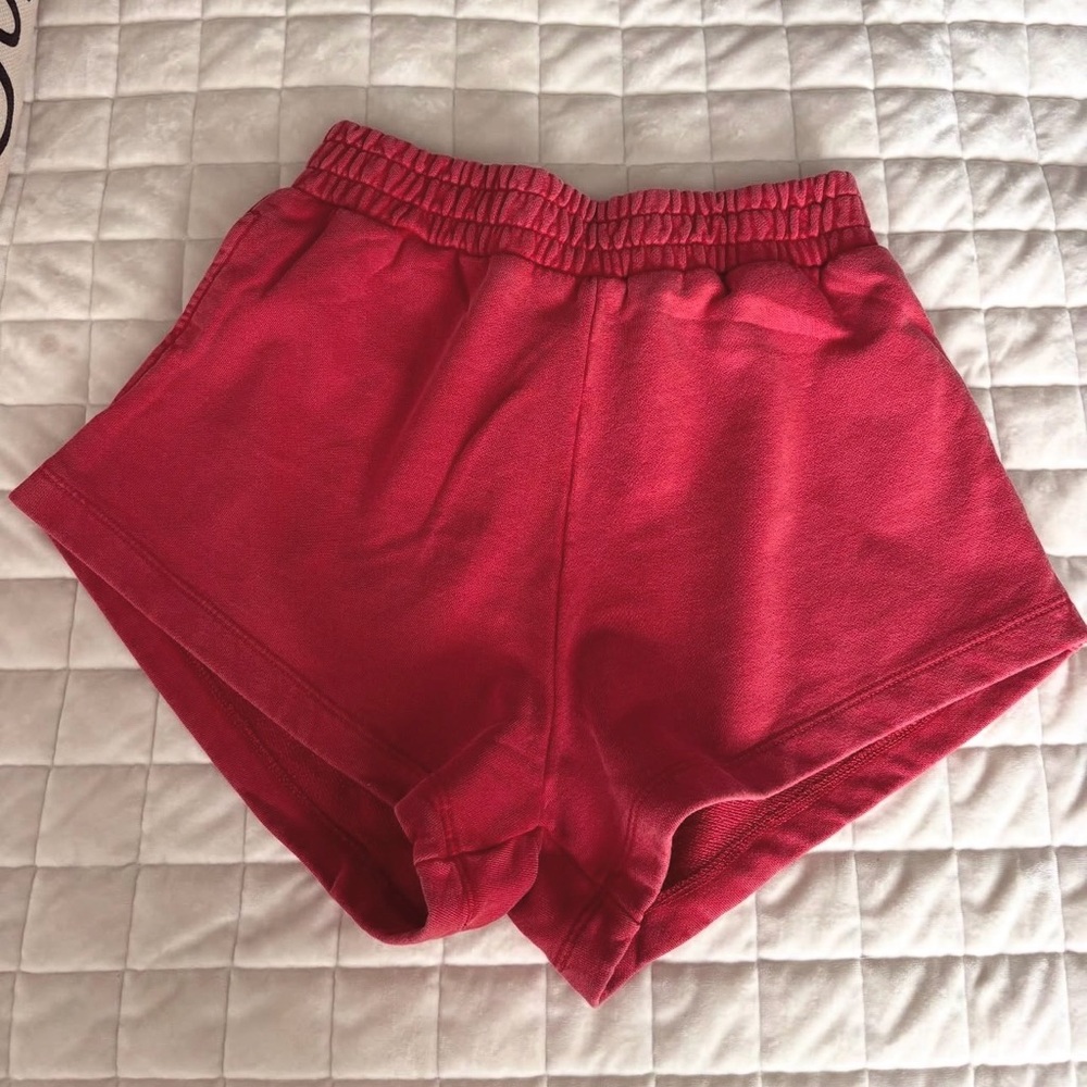 Daily Drills Red Athletic Shorts